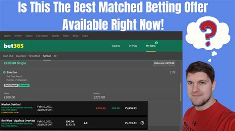 best matched betting offers.
